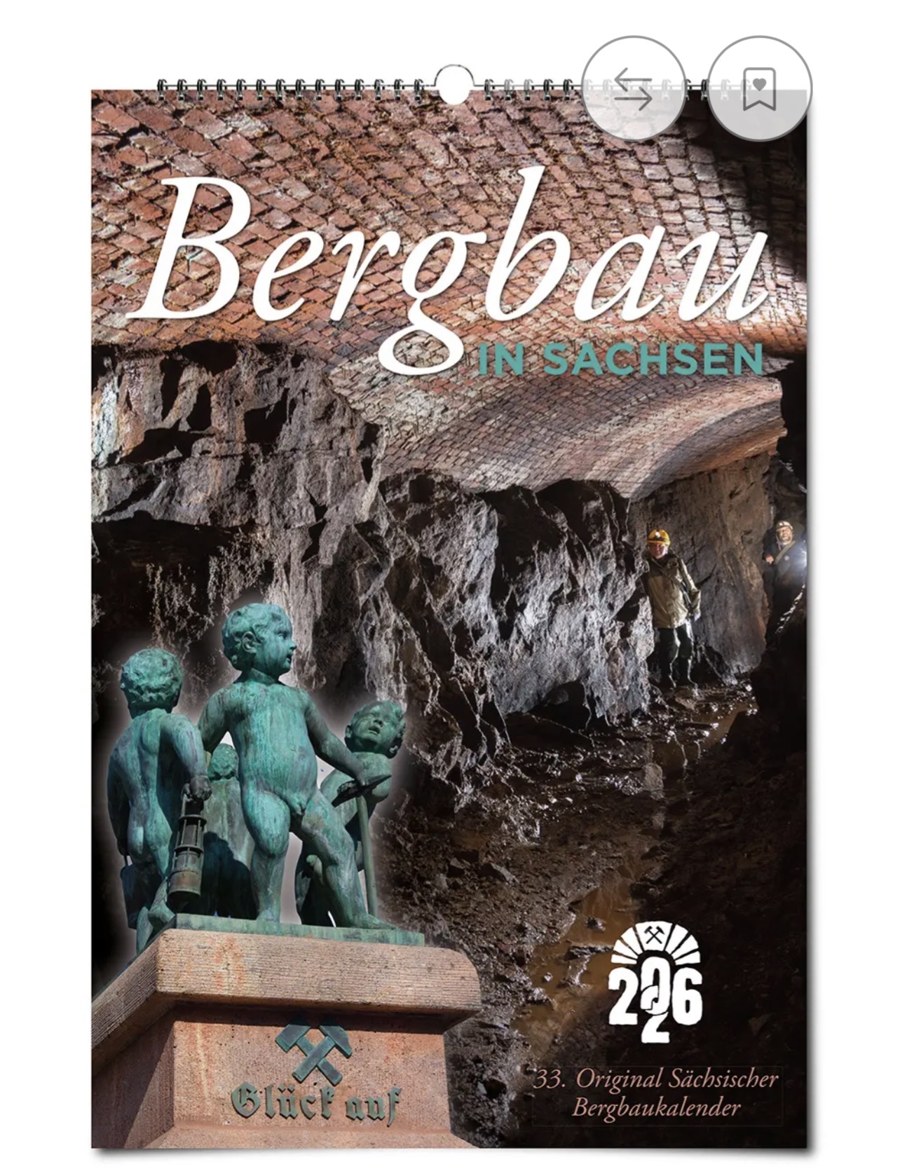 Bergbaukalender 2026 als Beispiel einer bisherigen Ausgabe