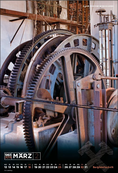 March 2 2018: Zug near Freiberg – mining machinery