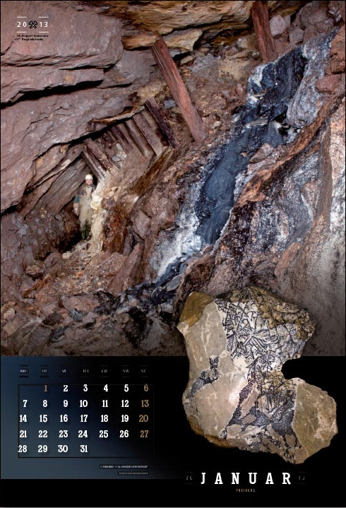 January 2013: Himmelfahrt Fundgrube and argentite dendrites