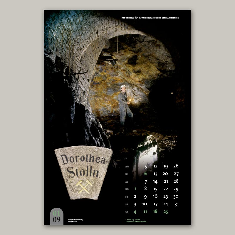 Bergbaukalender 2009 - Januar