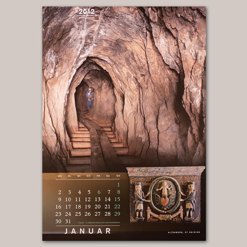 Bergbaukalender 2012 - Januar