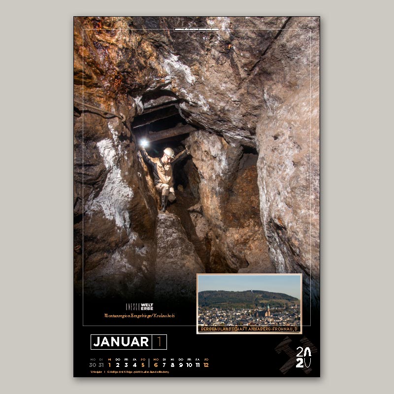 Bergbaukalender 2020 - Januar 1