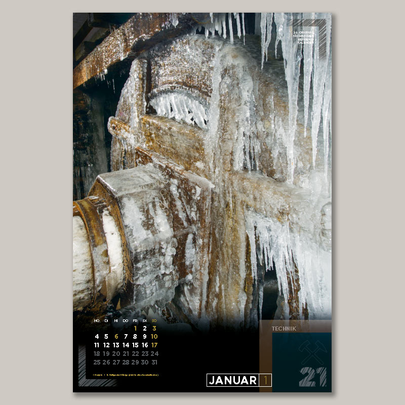 Bergbaukalender 2021 - Januar 1