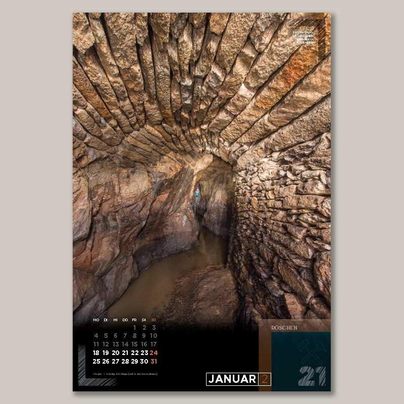 Bergbaukalender 2021 - Januar 2