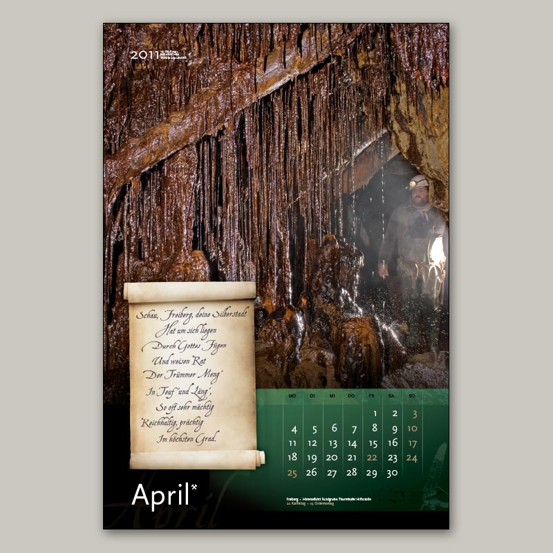 Bergbaukalender 2011 - April