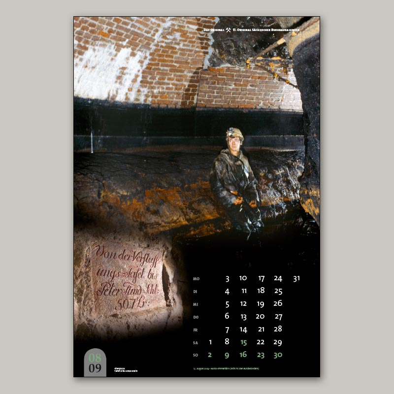 Bergbaukalender 2009 - August