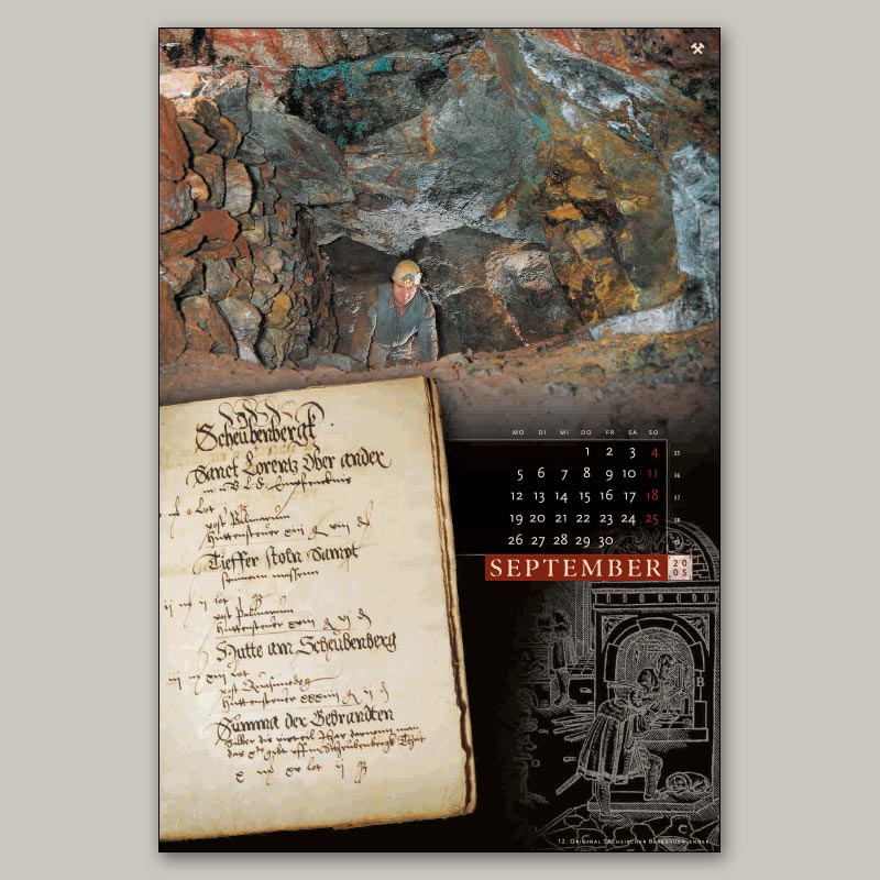 Bergbaukalender 2005 - September
