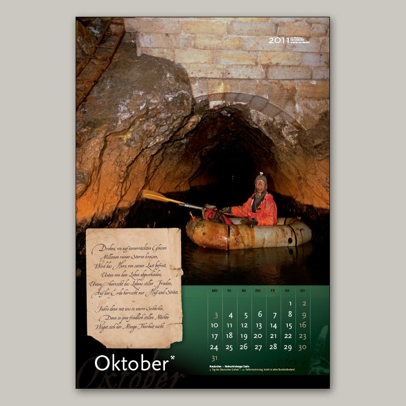 Bergbaukalender 2011 - Oktober