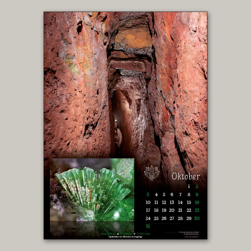 Bergbaukalender 2016 - Oktober