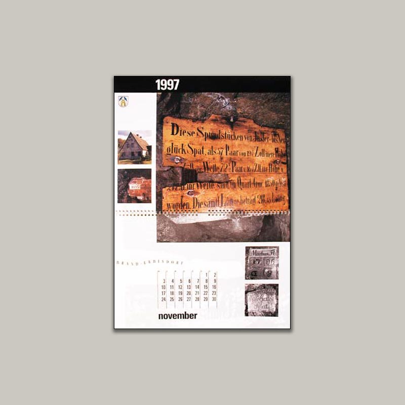 Bergbaukalender 1997 - November