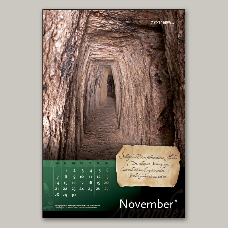 Bergbaukalender 2011 - November