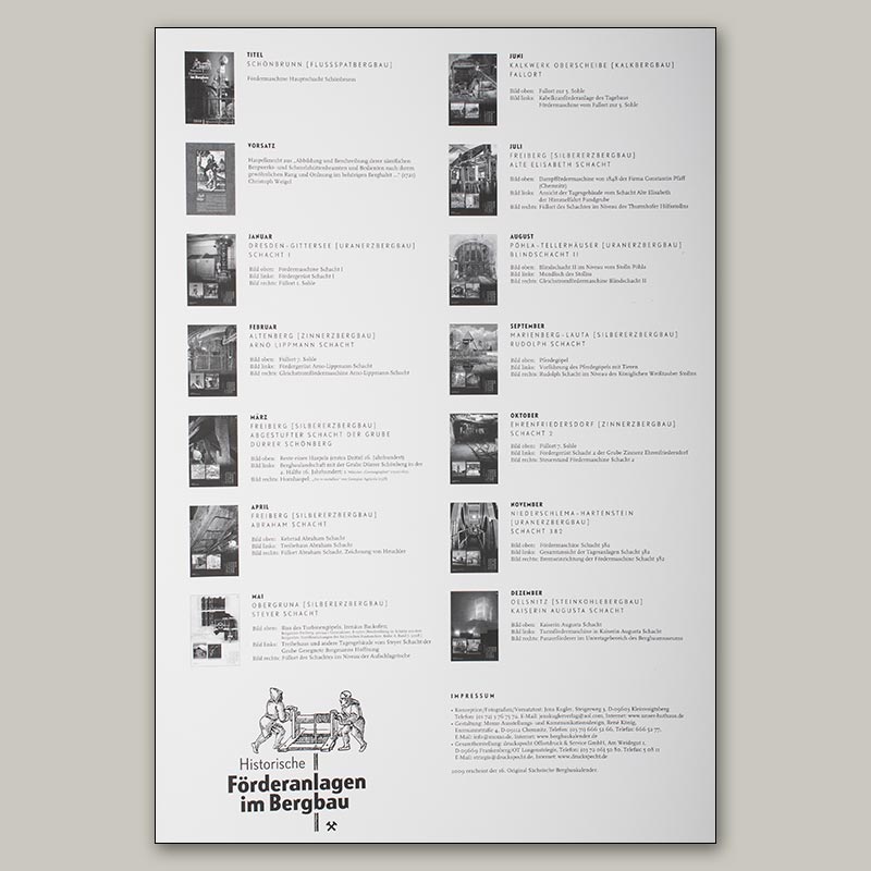 Bergbaukalender 2008 - Erklärung