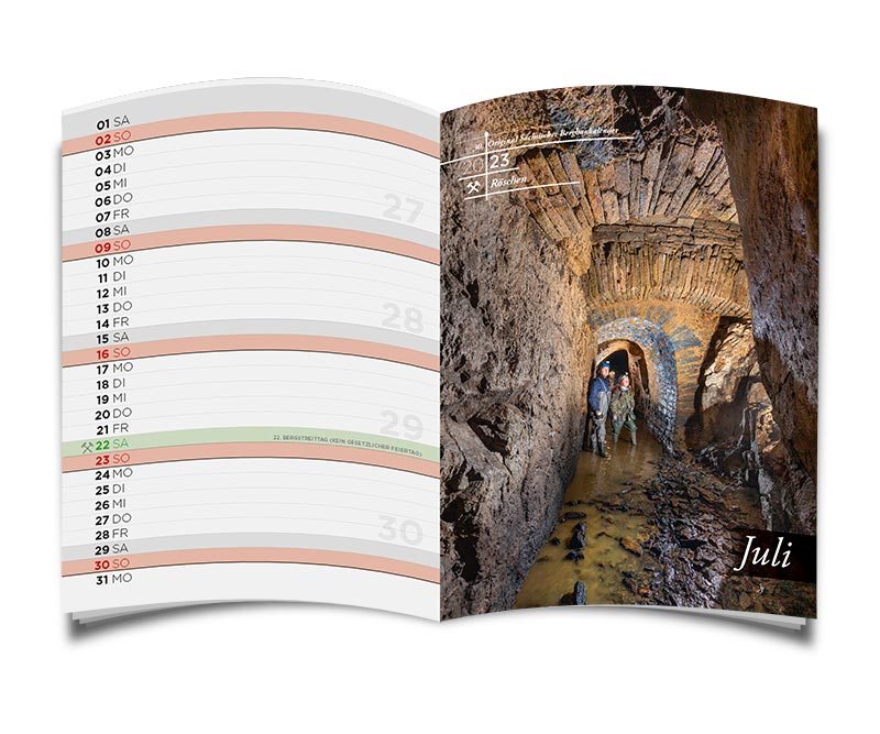MINI Bergbaukalender 2023  - Juli