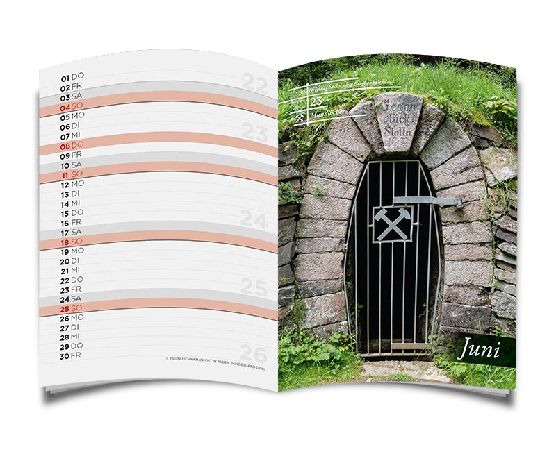 MINI Bergbaukalender 2023 - Juni