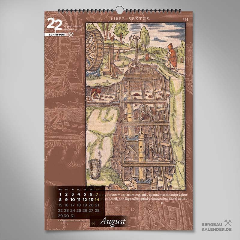 Bergbaukalender 2022 - August A