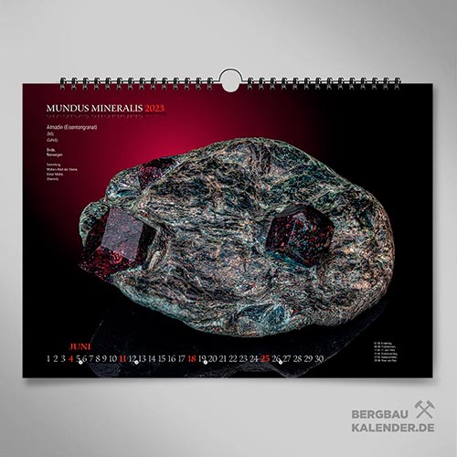 Mineralienkalender MUNDUS MINERALIS 2023 - Juni