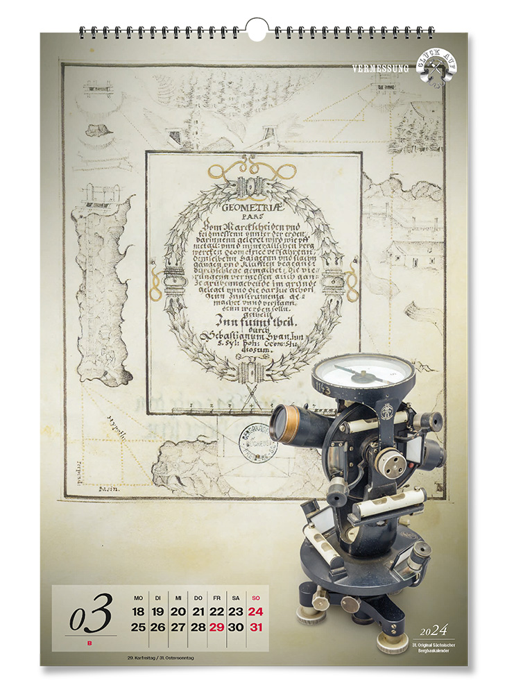 Mining calendar 2024 - Saxony's mining industry - March