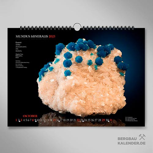 Mineralienkalender MUNDUS MINERALIS 2023 - Oktober