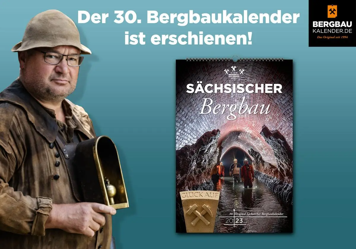 Bergbaukalender 2023 - Mineralienkalender Mundus Mineralis 2023 - Schachtfrderanlagen