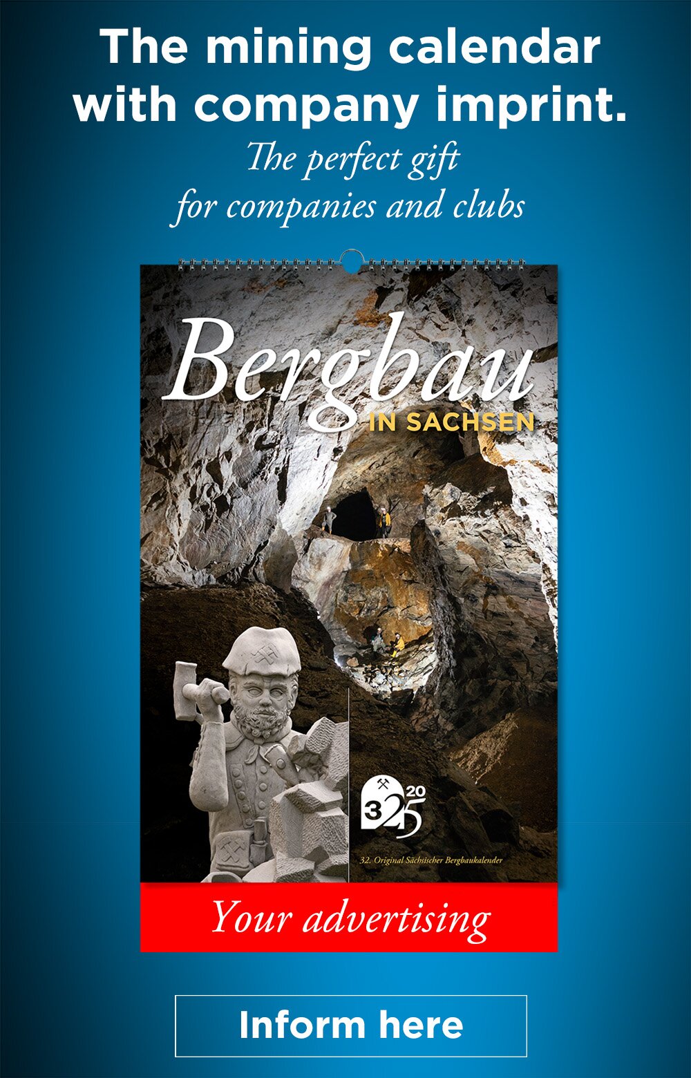 Company advertising on the 2025 mining calendar