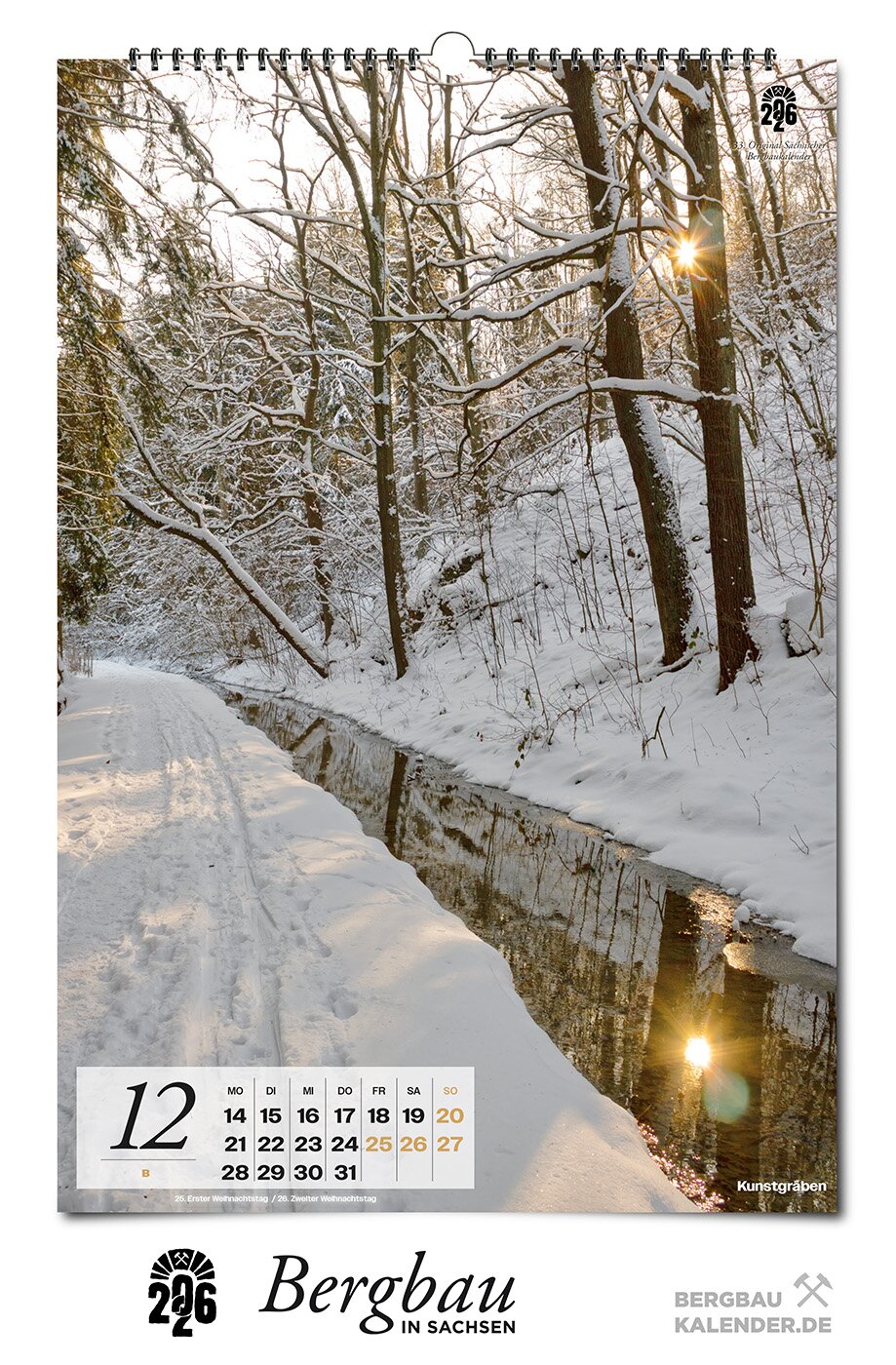 Bergbaukalender 2026 - Dezember B - Kunstgräben
