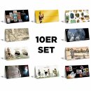 10er Set Bergbau-Klappkarten - Glück Auf! 10...