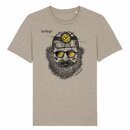 T-Shirt BERGMANN - Unisex - Biobaumwolle Sand - 8 Größen...