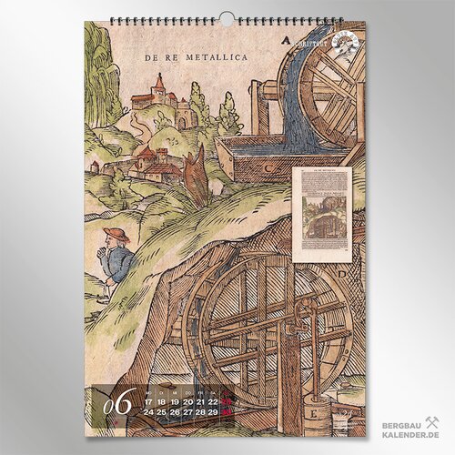 31st Mining Calendar Saxon Mining 2024 / Wall Calendar