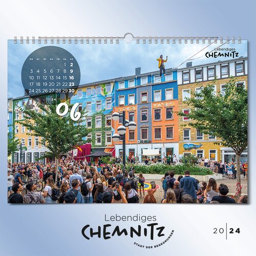 SALEKalender Chemnitz 2024 - Lebendiges Chemnitz Stadt der Begegnungen