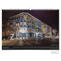 Wandkalender 2027 Abendspaziergang durch Chemnitz