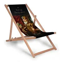 Deck Chair King Miner | Wooden Sun Lounger with Miner...