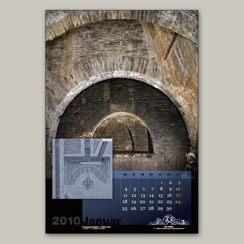 17. BERGBAUKALENDER 2010 &#9874 Illustrierter schsischer Bergbau