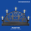 Außenschwibbogen 100 cm - Metall - Modell 100