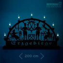 Outdoor Christmas wreath 200 cm - metal - model 200...