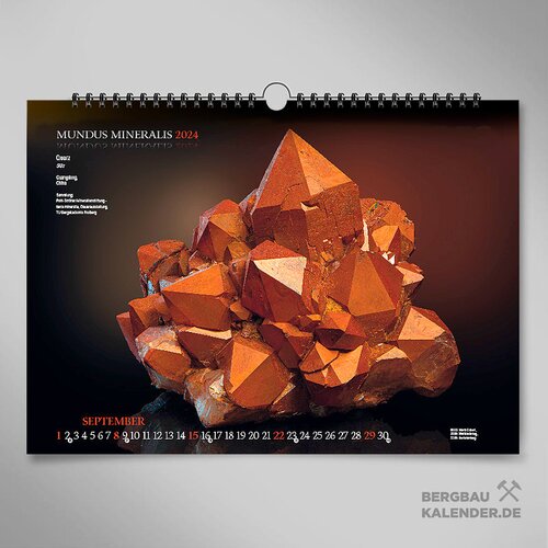 Mineralienkalender MUNDUS MINERALIS 2024