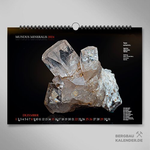 Mineral Calendar MUNDUS MINERALIS 2024